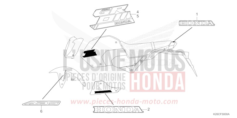 MARK/STRIPE for MSX GROM A PEARL HORIZON WHITE (NHB61) from 2024